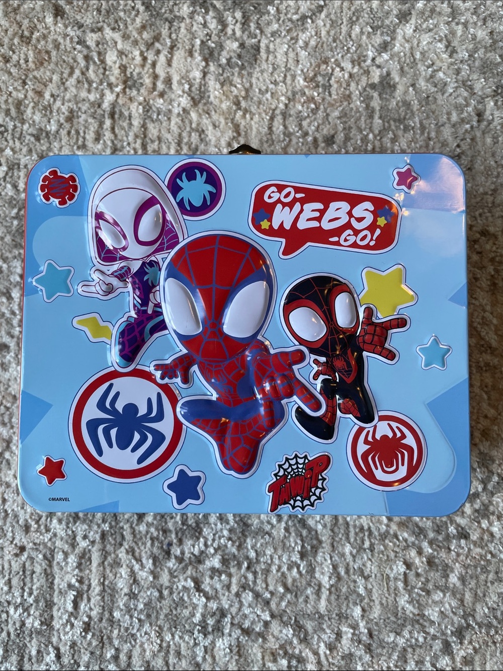 Spidey and His Amazing Friends Marvel lunchbox and puzzle